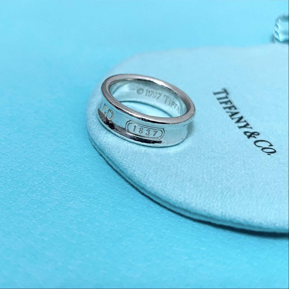 Tiffany & Co. 1837 ナロー リング 指輪 13号 スターリングシルバー_画像2