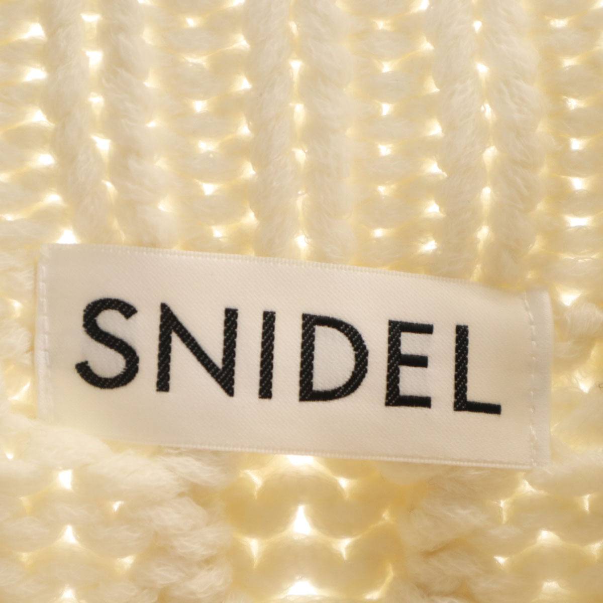 美品 SNIDEL スナイデル 長袖 セーター F アイボリー ニット メンズ_画像6