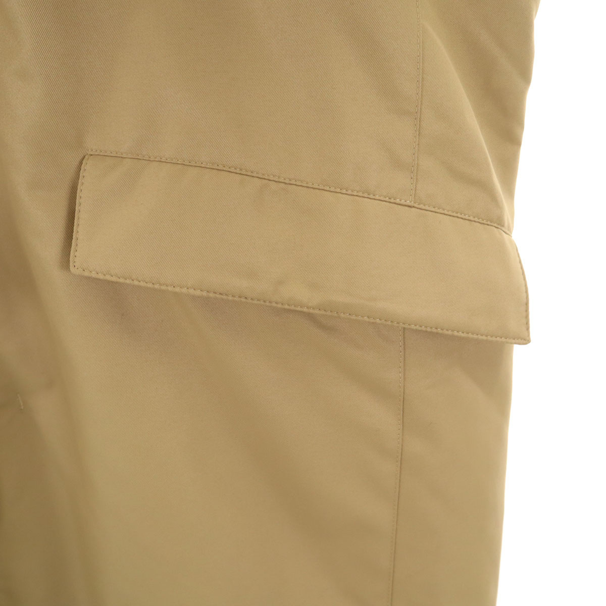 未使用 nano universe ナノユニバース HEATES 機能中綿 ステンカラーコート S ベージュ メンズ_画像5