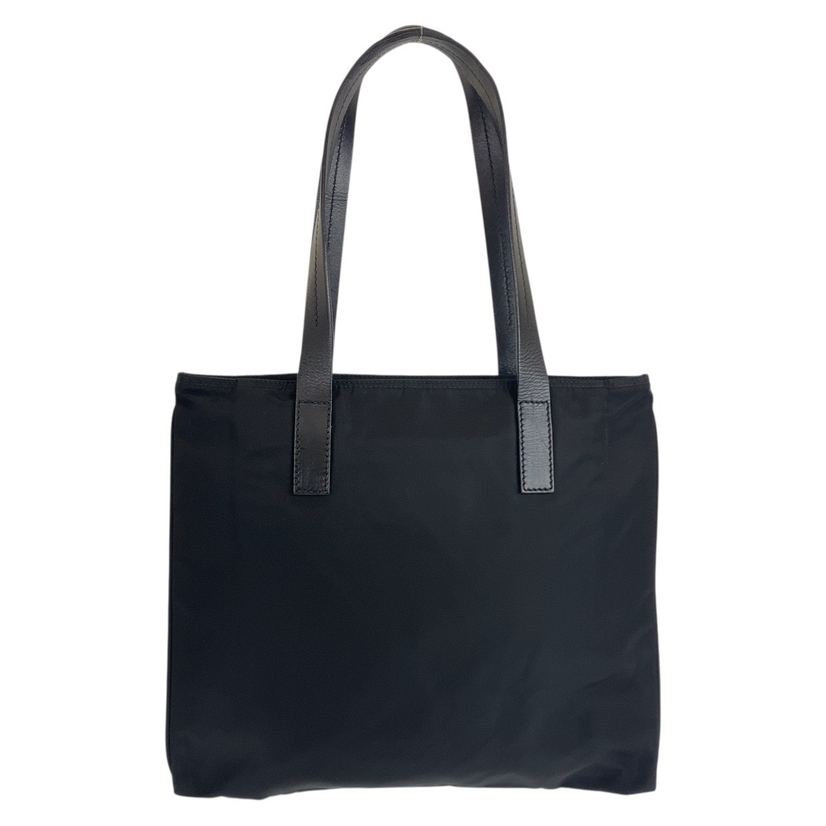  прекрасный товар PRADA Prada te Hsu to треугольник Logo plate черный чёрный нейлон / кожа большая сумка сумка на плечо женский 505901