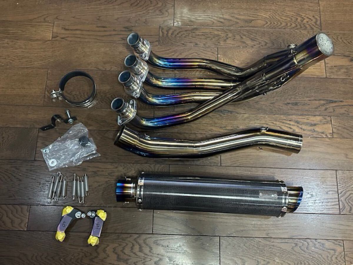 KAWASAKI Z900RS オーバーレーシング　GP PERFORMANCE チタンカーボン　マフラー　排ガス試験結果証明書付_画像1