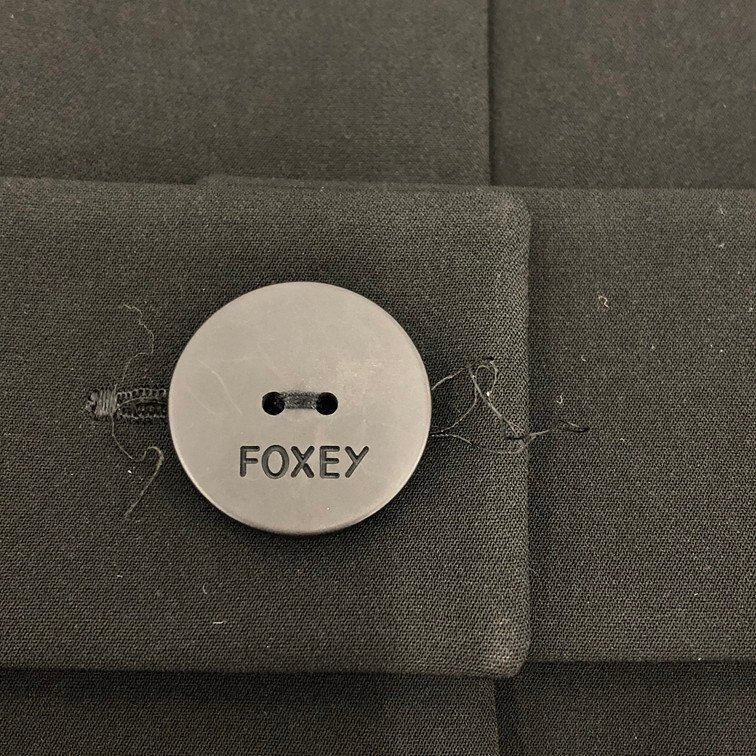 FOXEY NEW YORK フォクシーニューヨーク ワンピース レディース 40サイズ ブラック【DKAO0015】_画像7
