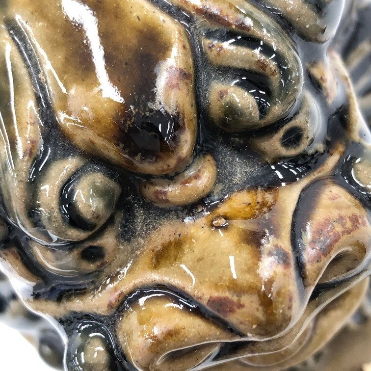 瑞泉酒造 泡盛 シーサー 陶器ボトル 540ml 43% 未開栓 国内酒【DKAQB054】※東京都内限定発送※_画像10