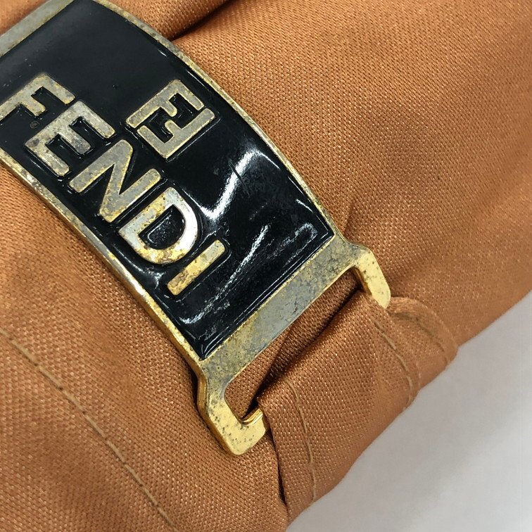 FENDI Fendi складной зонт Zucca пакет имеется [DKAS0012]