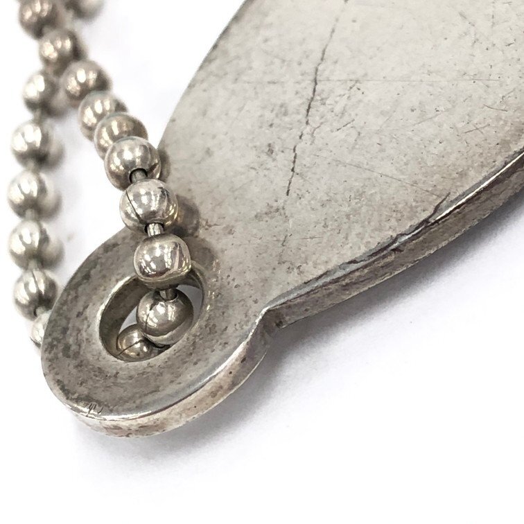 TIFFANY&Co. ティファニー リターントゥネックレス 925刻印あり 総重量25.78g 箱あり【DKAY1092】_画像9