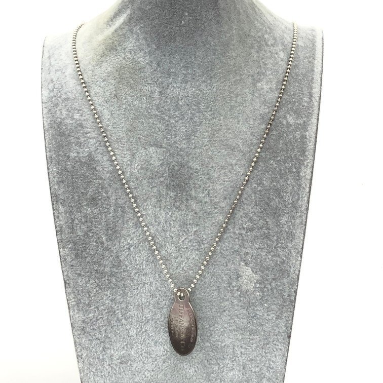 TIFFANY&Co. ティファニー リターントゥネックレス 925刻印あり 総重量25.78g 箱あり【DKAY1092】_画像2