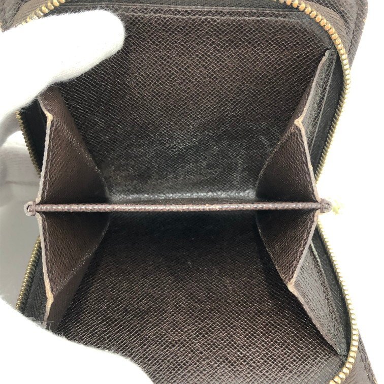 LOUIS VUITTON ルイ・ヴィトン ダミエ コンパクトジップ N61668 CA1012 【DKAW6008】_画像9