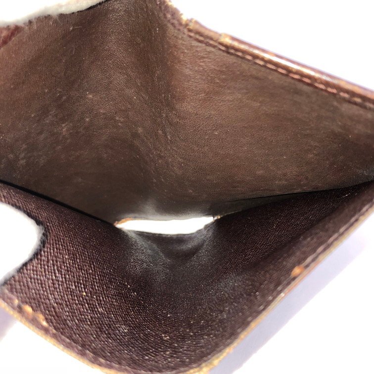 LOUIS VUITTON ルイ・ヴィトン 折りたたみ財布 ダミエ ポルトモネ・ビエ・トレゾール N61730/CA0052【DKAX3061】_画像8