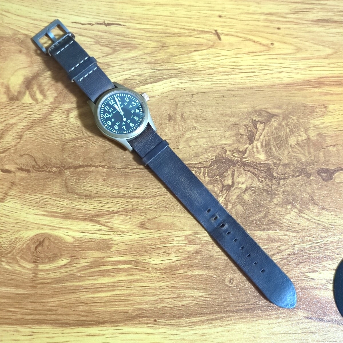 【良好】ハミルトン カーキフィールド ブロンズ 38mm H69459530_画像2