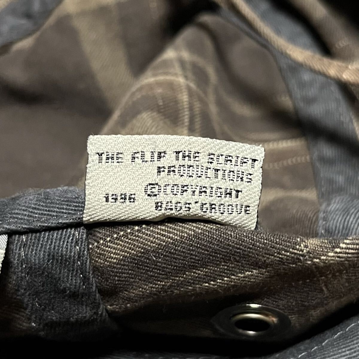 flip the script 90s サファリハット 1996 コピーライト 値引可 当時物 フリップザスクリプト アーカイブ ビンテージ ストリート hiphop_画像8