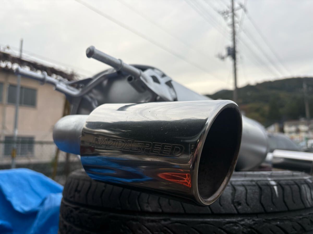 NCEC глушитель "Mazda speed" - б/у оплата при получении . прямой самовывоз