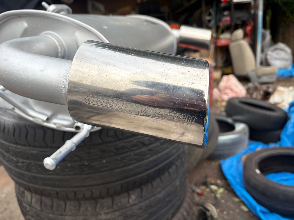 NCEC глушитель "Mazda speed" - б/у оплата при получении . прямой самовывоз