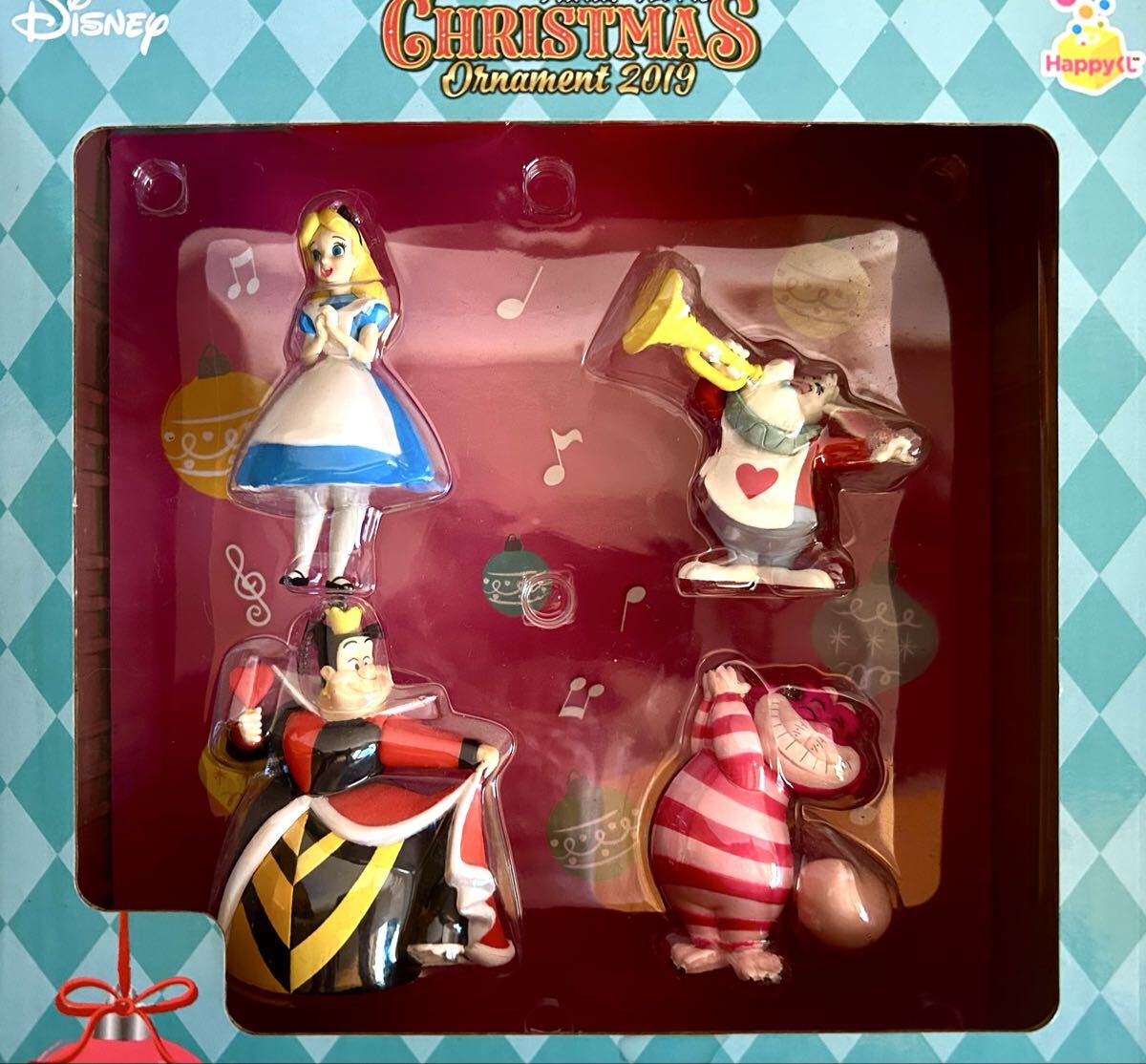  нераспечатанный * Рождество орнамент жребий happy жребий специальный Complete BOX.... страна. Alice E. Disney фигурка 