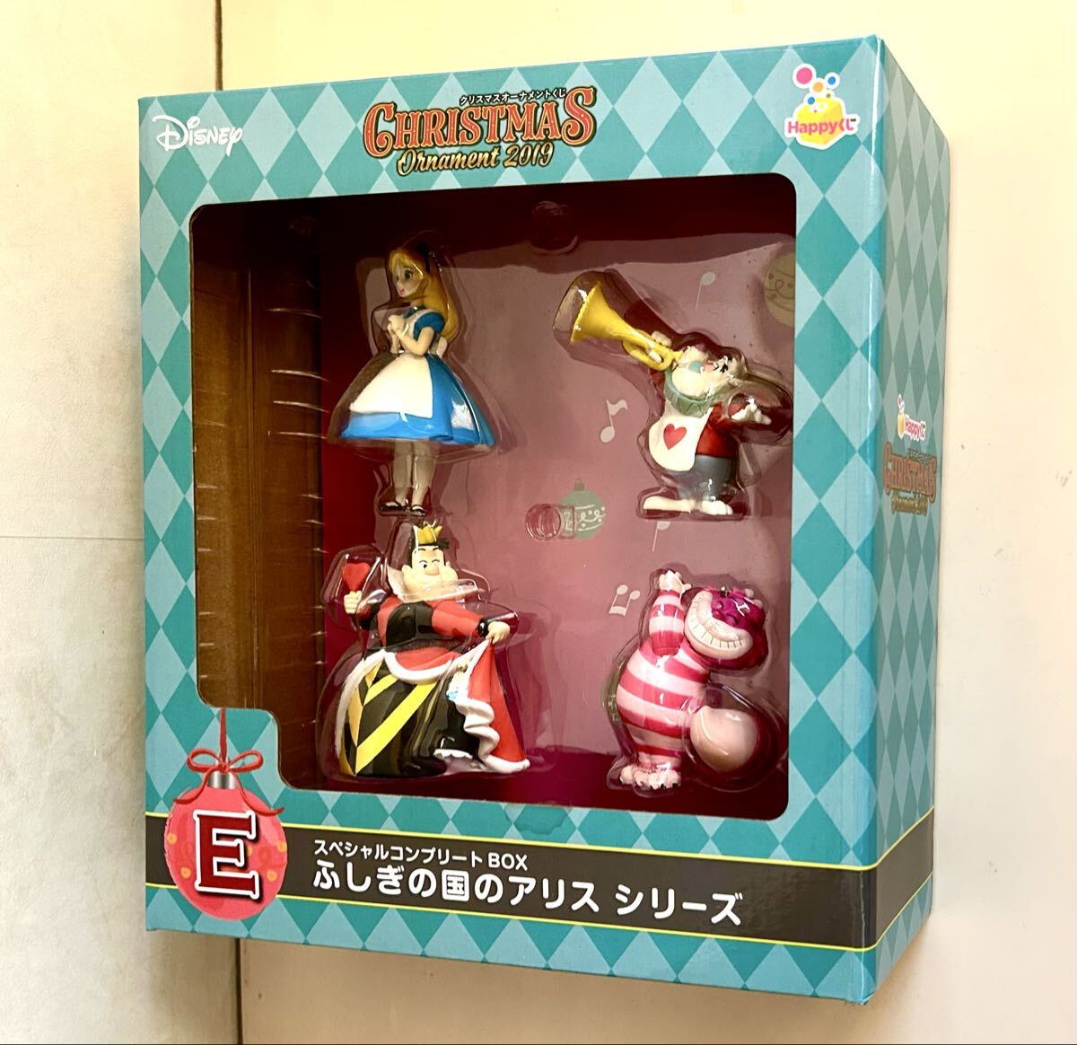  нераспечатанный * Рождество орнамент жребий happy жребий специальный Complete BOX.... страна. Alice E. Disney фигурка 