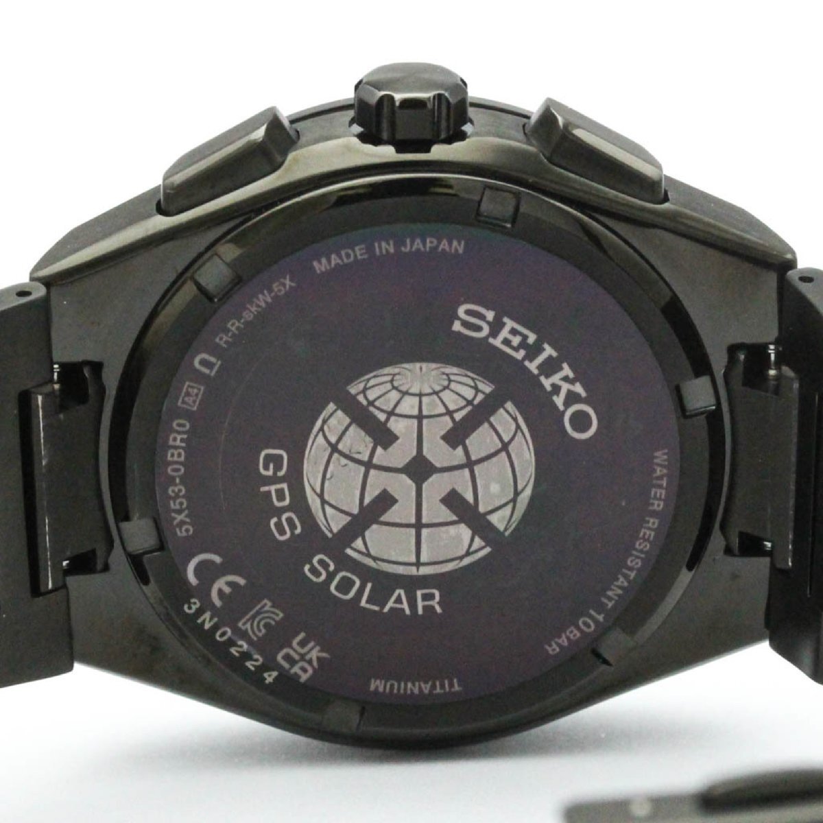 セイコー (SEIKO) アストロン チタン セラミック ソーラー メンズ 時計 SBXC147(5X53-0BR0)_画像7