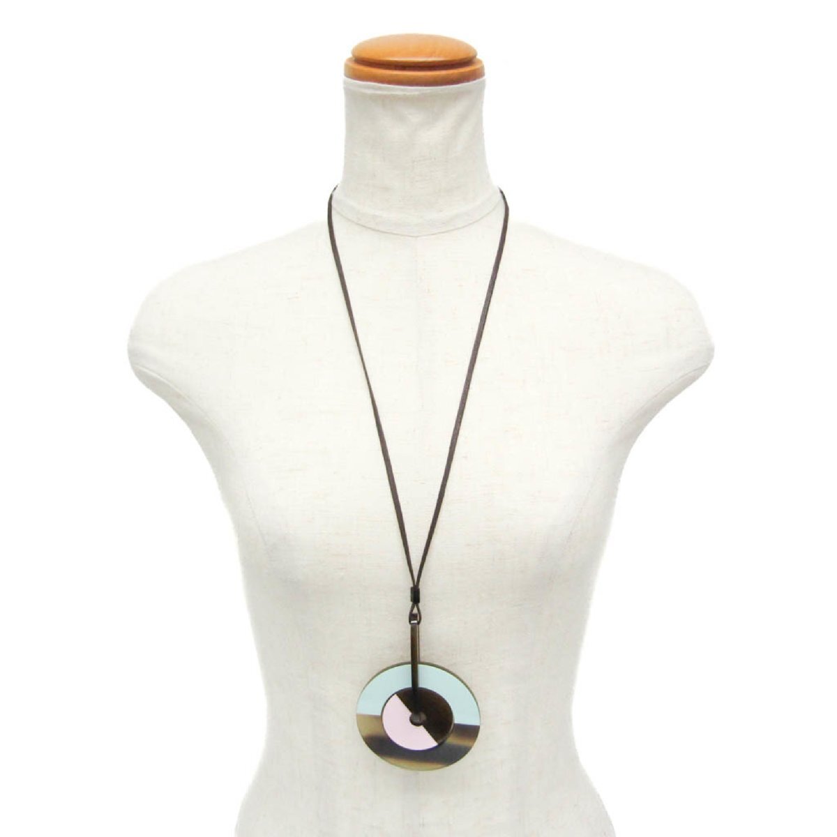 エルメス(Hermes) バッファローホーン,ラッカー レディース ファッション ペンダントネックレス_画像9