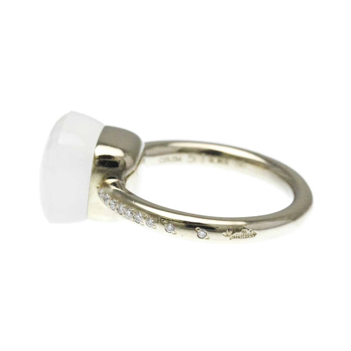 ポメラート(Pomellato) ヌード リング K18ホワイトゴールド(K18WG) ファッション ダイヤモンド,クォーツ_画像3