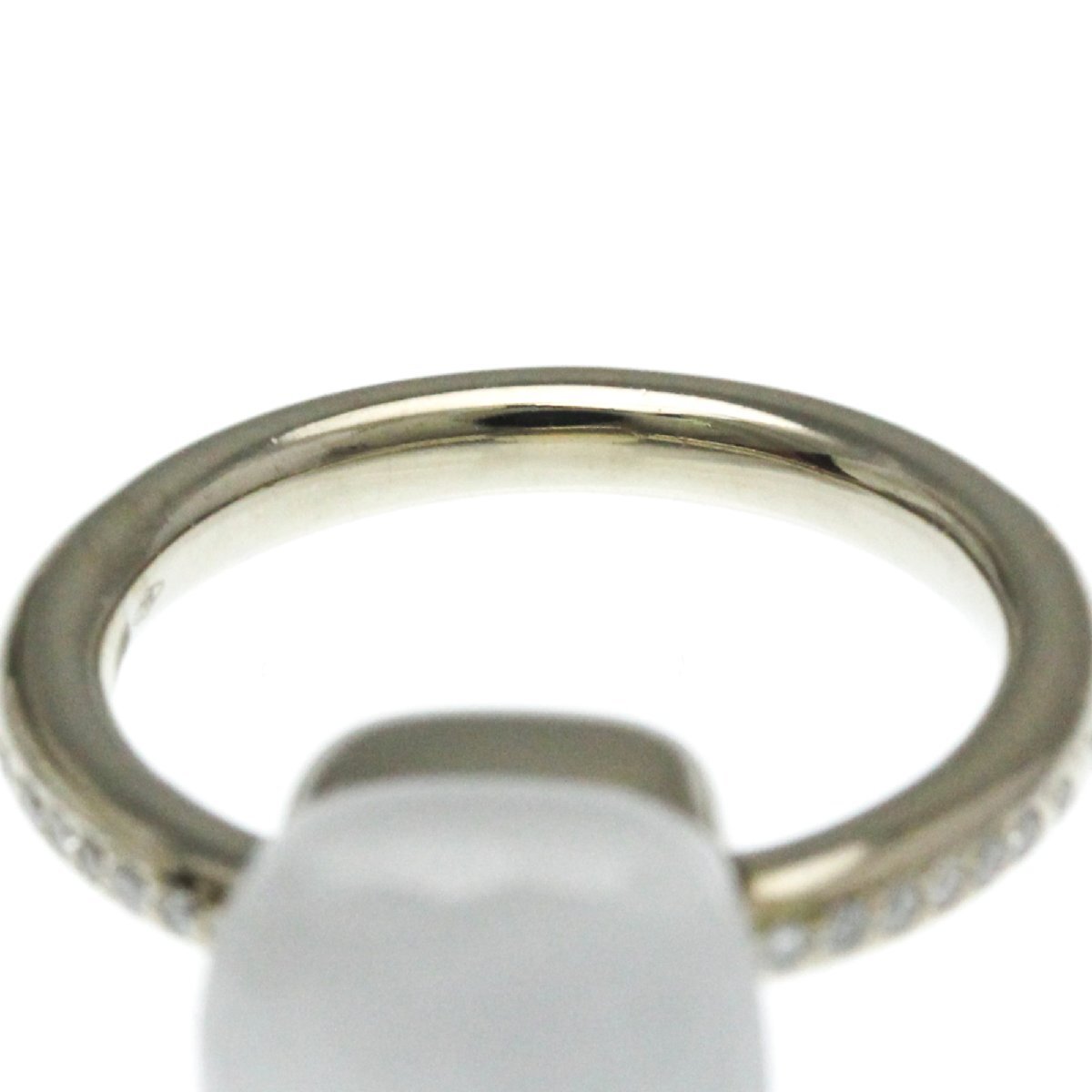 ポメラート(Pomellato) ヌード リング K18ホワイトゴールド(K18WG) ファッション ダイヤモンド,クォーツ_画像6