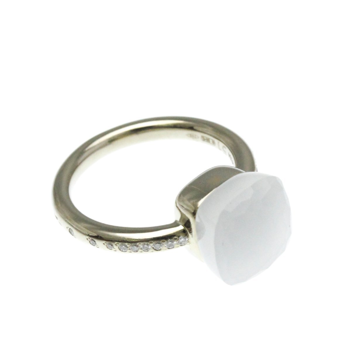 ポメラート(Pomellato) ヌード リング K18ホワイトゴールド(K18WG) ファッション ダイヤモンド,クォーツ_画像10