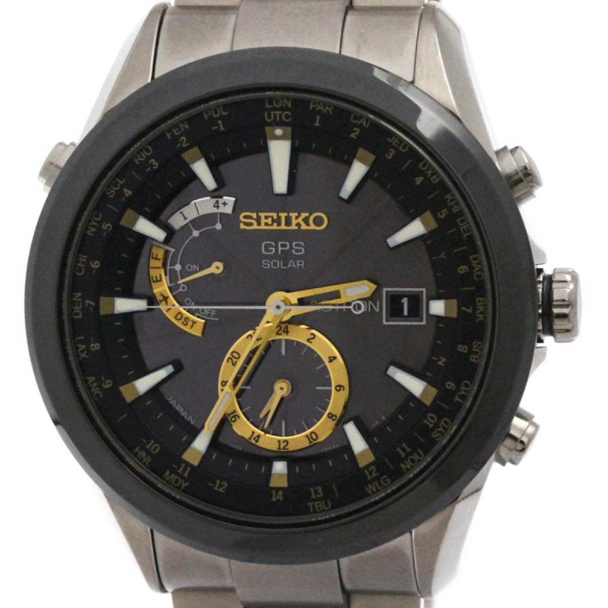 セイコー(SEIKO) アストロン ソーラー GPS セラミック チタン メンズ 時計 SBXA005(7X52-0AA0)_画像1