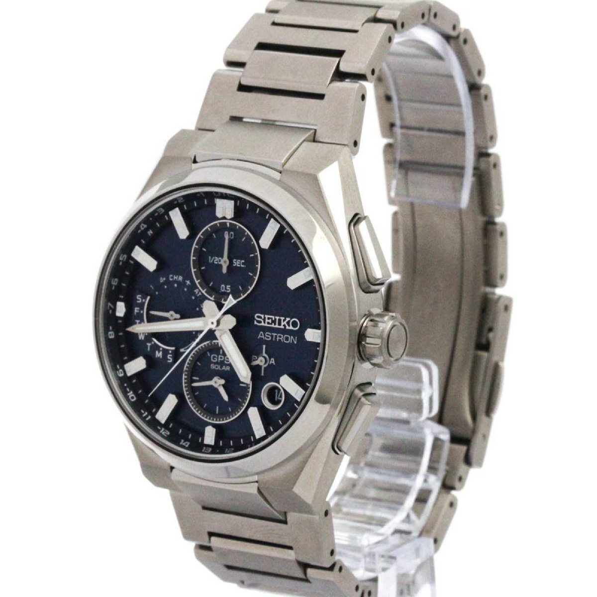 セイコー (SEIKO) アストロン ネクスター 電波ソーラー ステンレススチール メンズ 時計_画像2