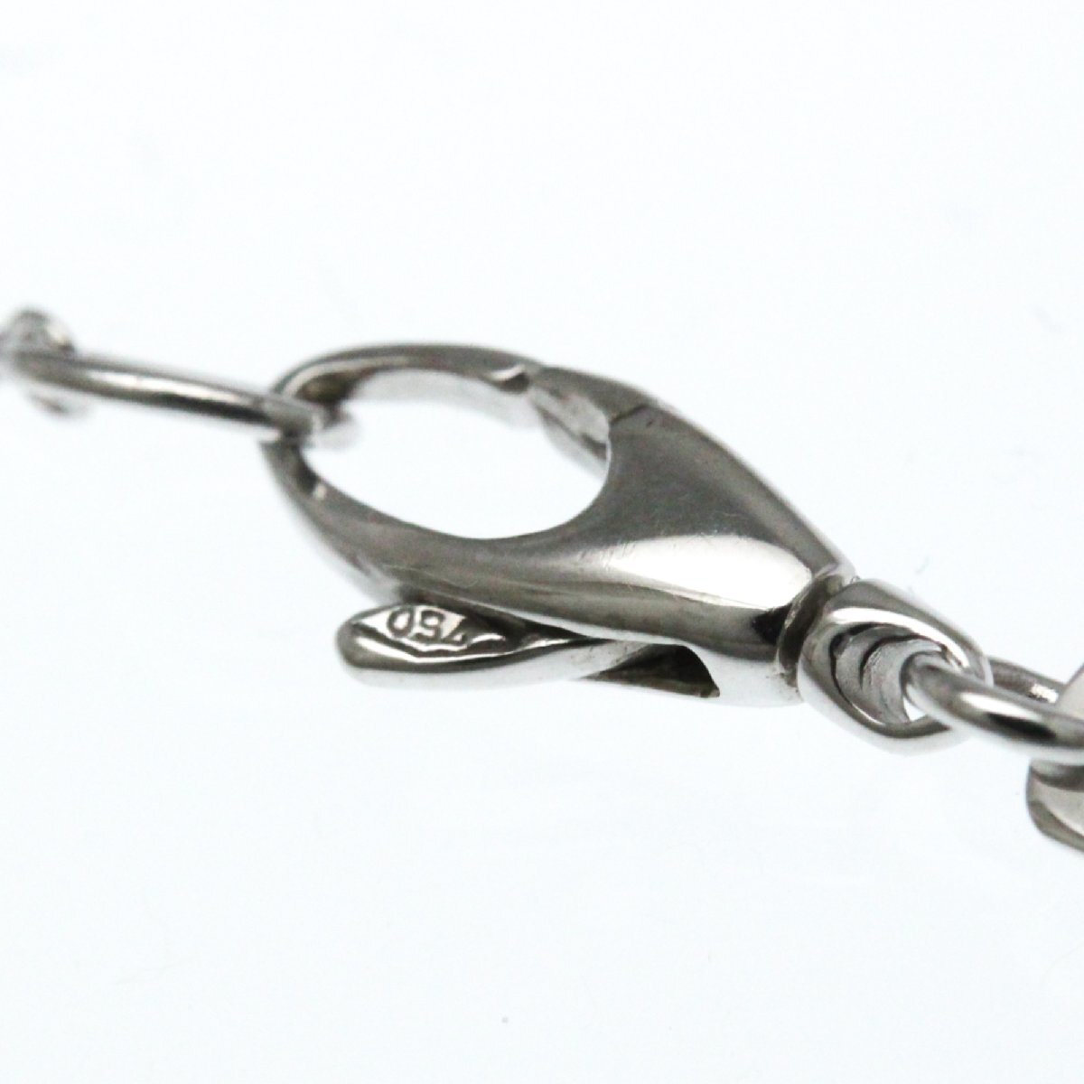 グッチ(Gucci) K18ホワイトゴールド(K18WG) ダイヤモンド レディース,メンズ ファッション ペンダントネックレス_画像7