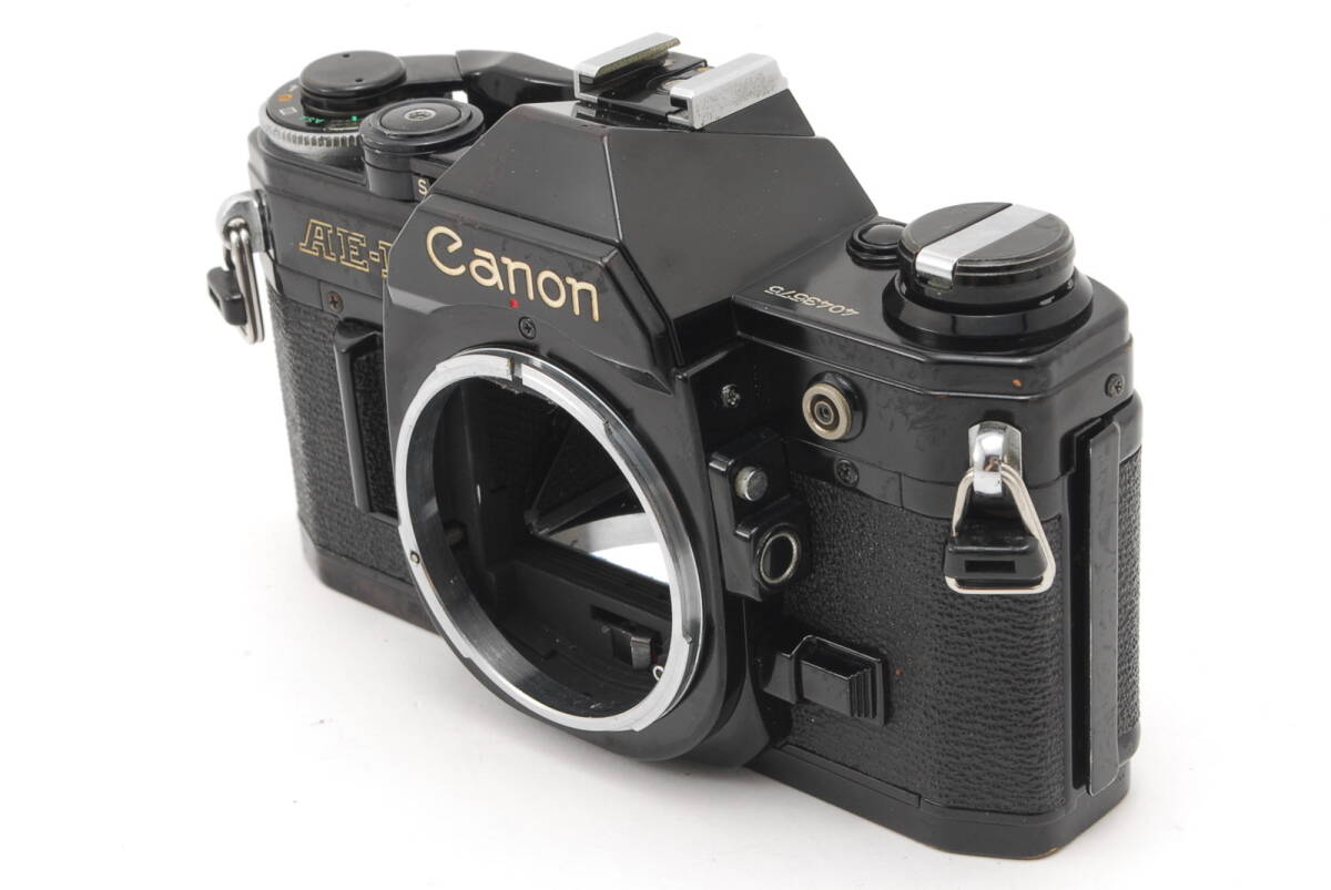 キャノン Canon AE-1 PROGRAM ブラック New FD 50mm F1.8 ボディレンズセット_画像3