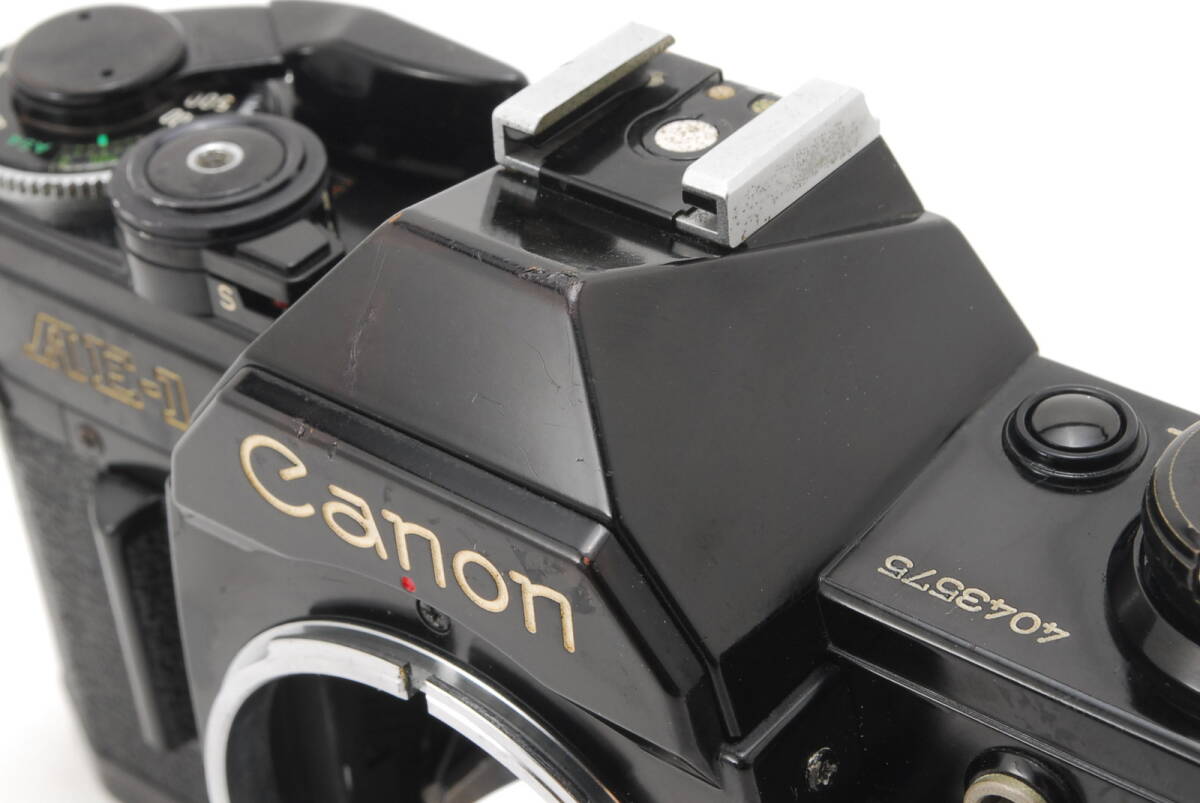 キャノン Canon AE-1 PROGRAM ブラック New FD 50mm F1.8 ボディレンズセット_画像6