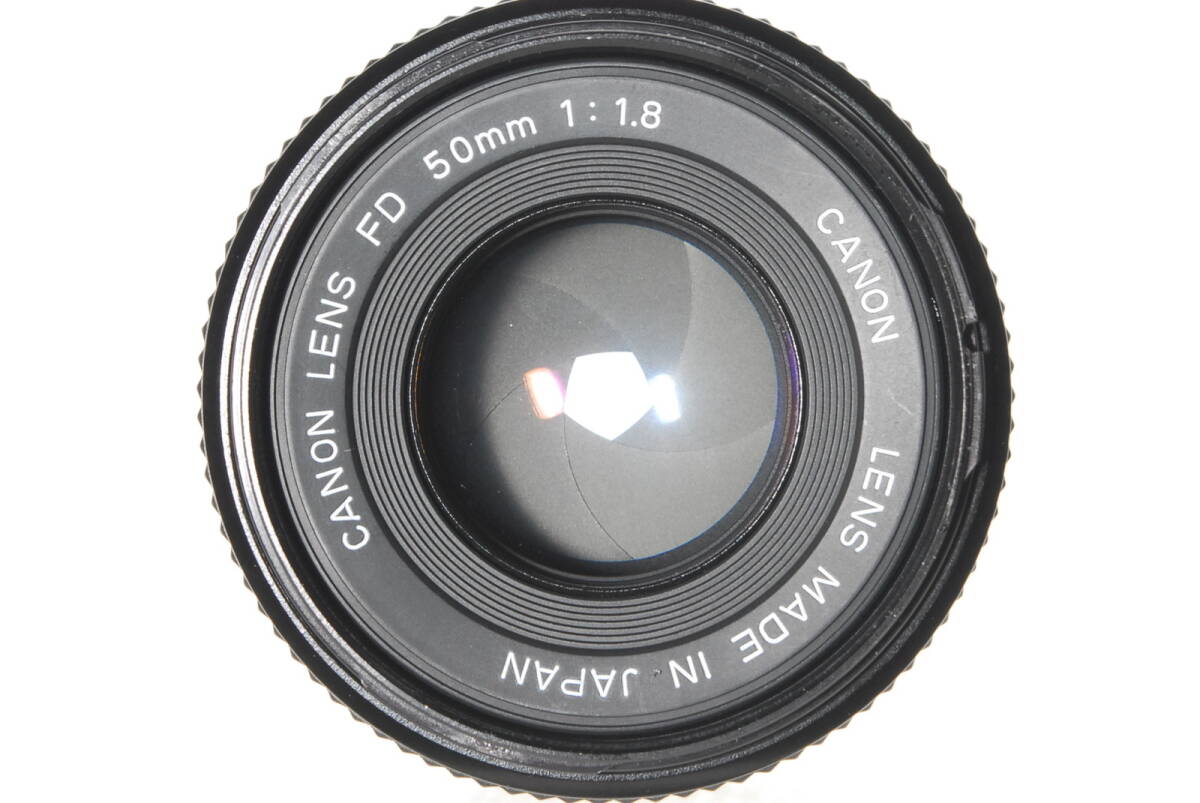 キャノン Canon AE-1 PROGRAM ブラック New FD 50mm F1.8 ボディレンズセット_画像8