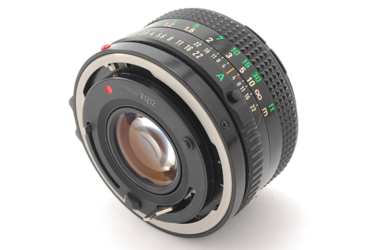 キャノン Canon AE-1 PROGRAM ブラック New FD 50mm F1.8 ボディレンズセット_画像9