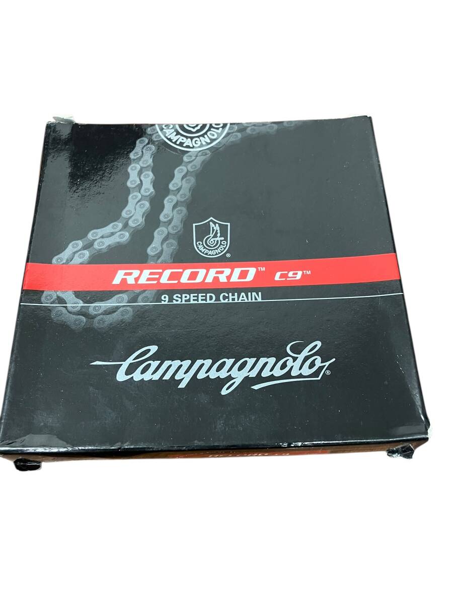 お11-114aS【新古品】未開封 詳不 RECORD C9 Campgnolo カンパニョーロ 自転車チェーン_画像1