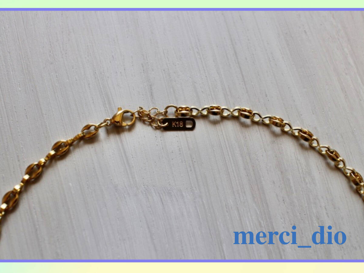 ドゥーズィエムクラス DEUXIEME CLASSE ゴールドチェーン ポイント ショートネックレス シンプル 新品 未使用 アパルトモン リステア_画像2