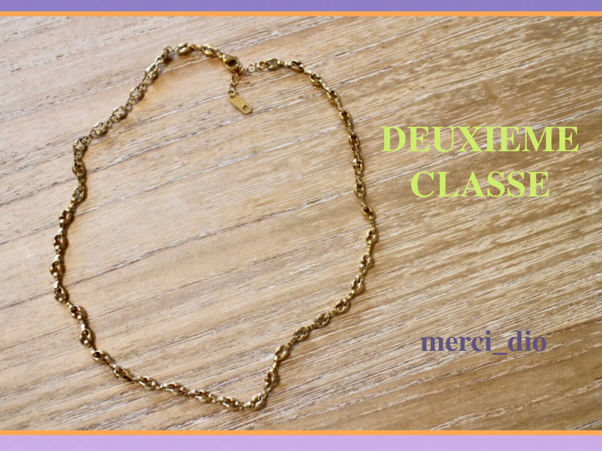 ドゥーズィエムクラス DEUXIEME CLASSE ゴールドチェーン ポイント ショートネックレス シンプル 新品 未使用 アパルトモン リステア_画像6