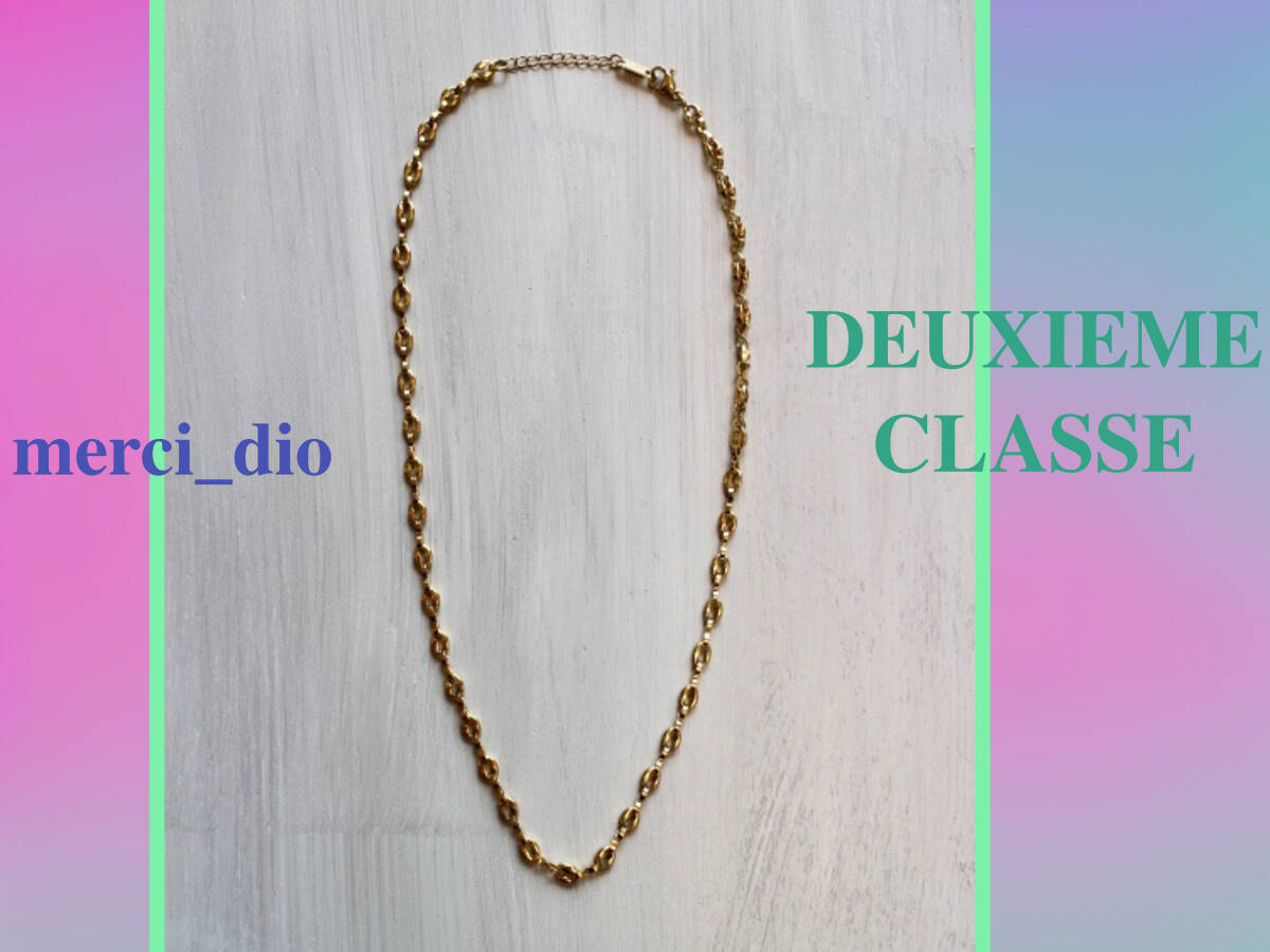 ドゥーズィエムクラス DEUXIEME CLASSE ゴールドチェーン ポイント ショートネックレス シンプル 新品 未使用 アパルトモン リステア_画像10