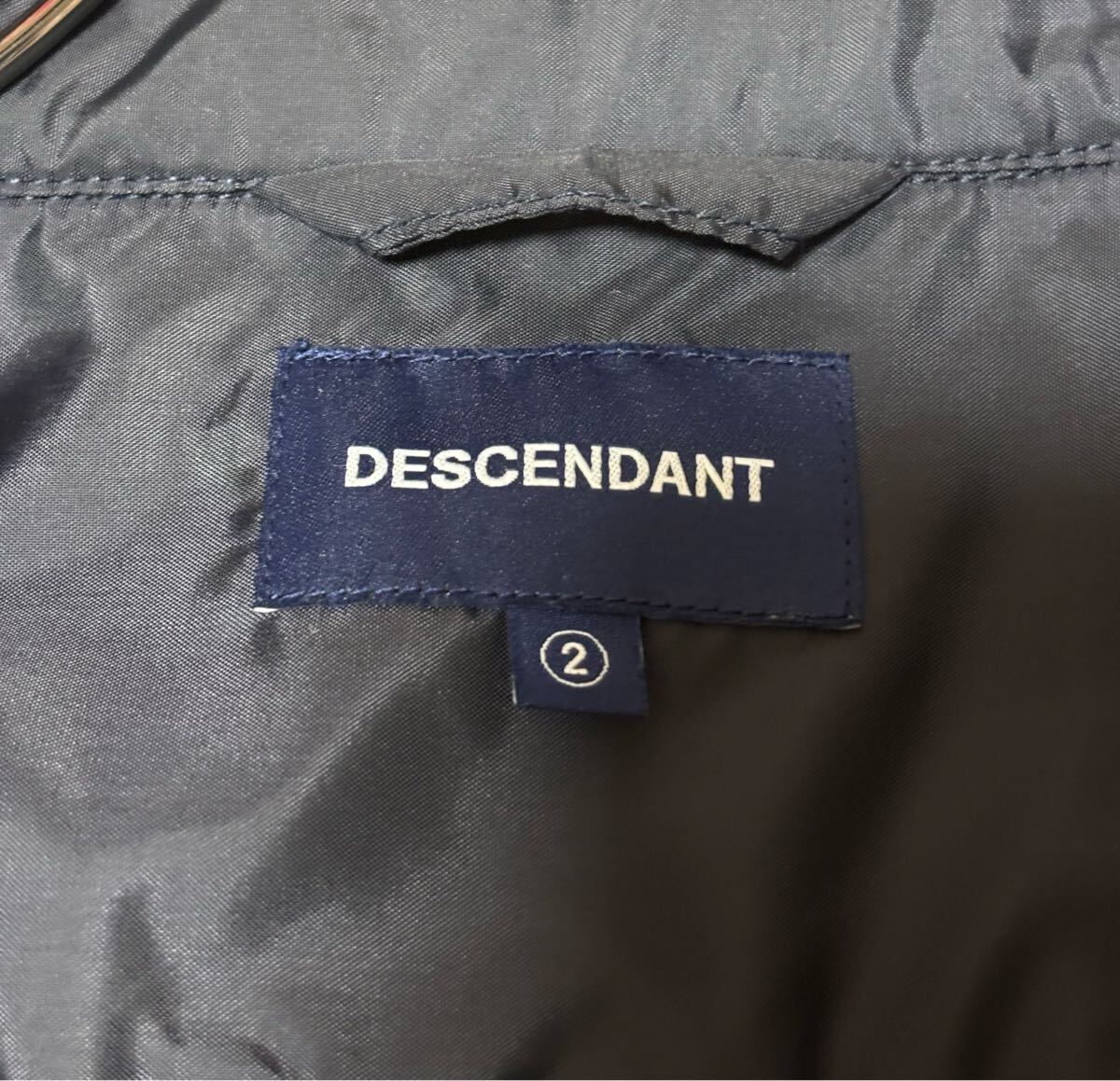 descendant CPOC フリース　シャツ　ジャケット　オーバーサイズ　紺色　ダークネイビー　M L ディセンダント　DWU タグ_画像7