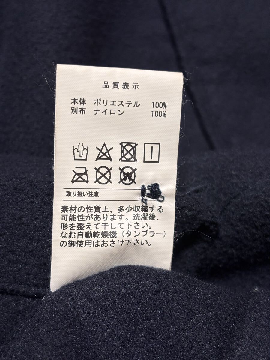 descendant CPOC フリース　シャツ　ジャケット　オーバーサイズ　紺色　ダークネイビー　M L ディセンダント　DWU タグ_画像8