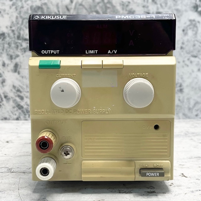 7816//KIKUSUI PMC35-1 REGULATED DC POWER SUPPLY 通電確認済み _画像3