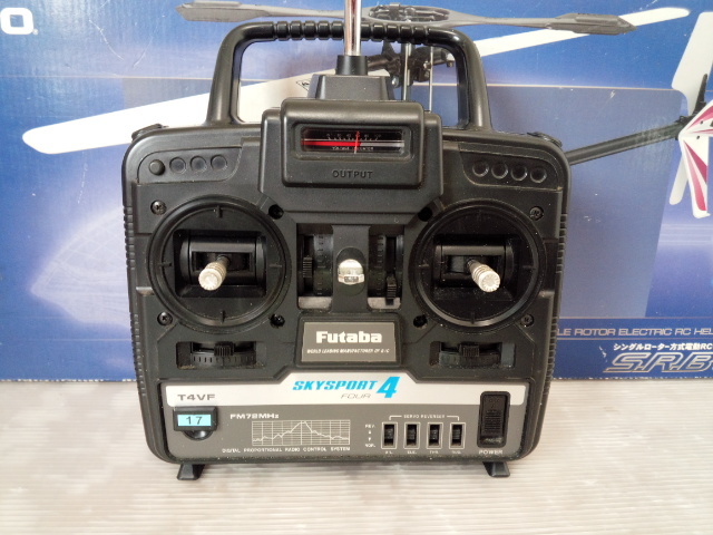 HIROBO S.R.B. Quark フタバ スカイスポーツ ４ 送信機 付き・未使用 メインローター１セット付_画像3