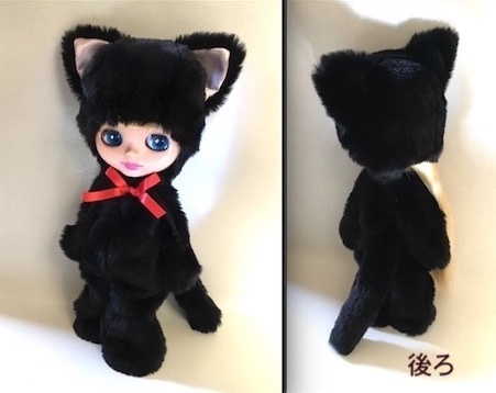  Neo Blythe для одежда чёрный ... костюм мульт-героя мягкость боа Blythe Blythe 