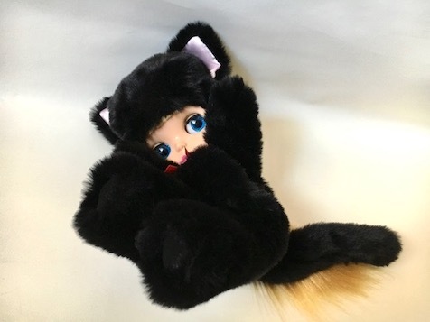  Neo Blythe для одежда чёрный ... костюм мульт-героя мягкость боа Blythe Blythe 