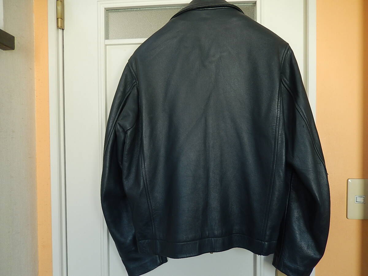 フランス軍 パイロットジャケット MIC 実物 フライトジャケット レザージャケット 70s 80s_画像2