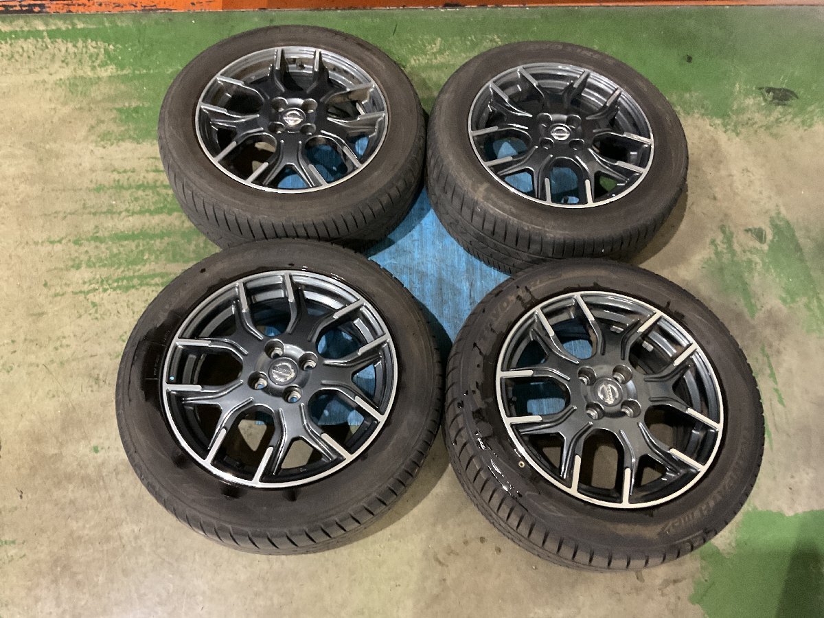 日産 ノートニスモ DAA-HE12 純正 アルミホイール 16x6.5J +46 4H100 TY 205/55R16（A8-101 135552）　　　_画像1