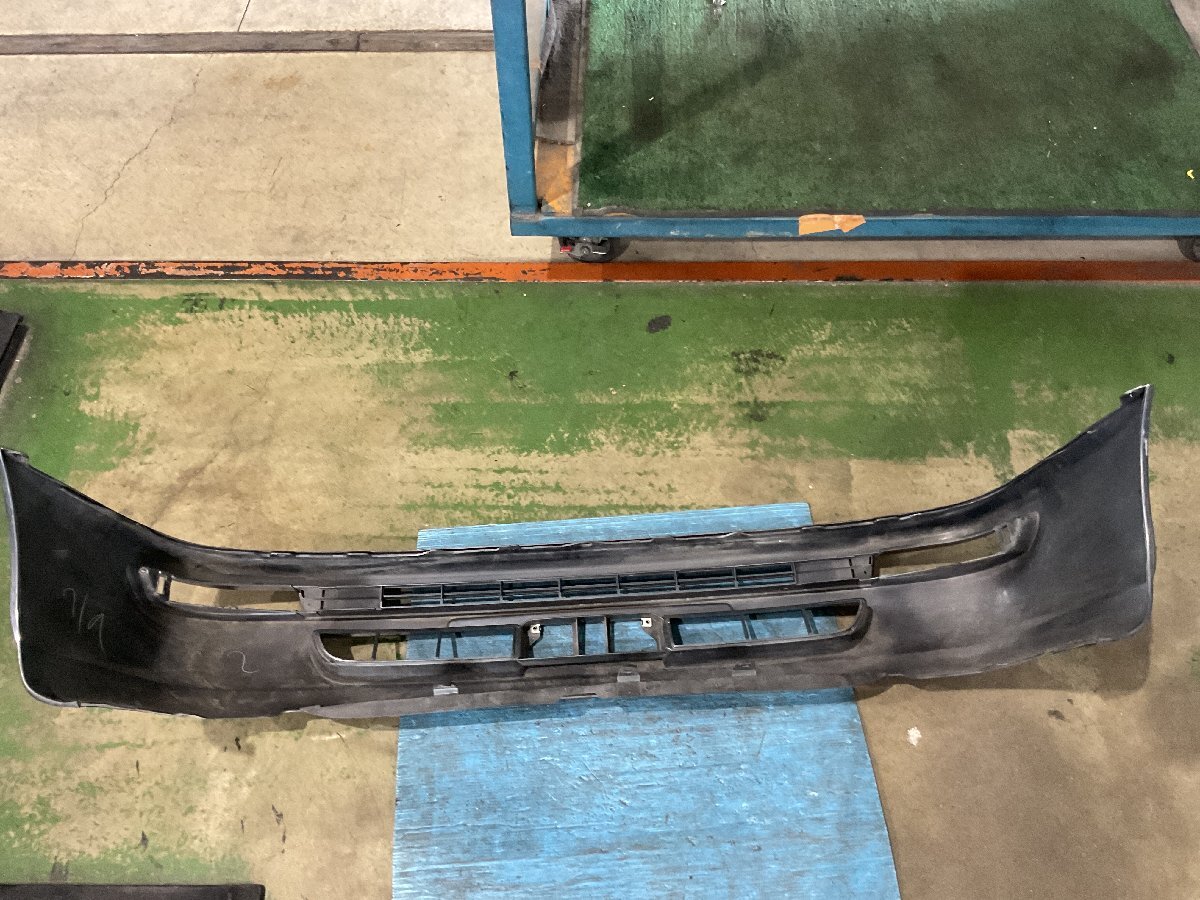 トヨタ カローラ AE101 フロントバンパー 52119-1A880 コーナーセンサー無 カラー№不明 青　(B3-701 ID:109 ）_画像6