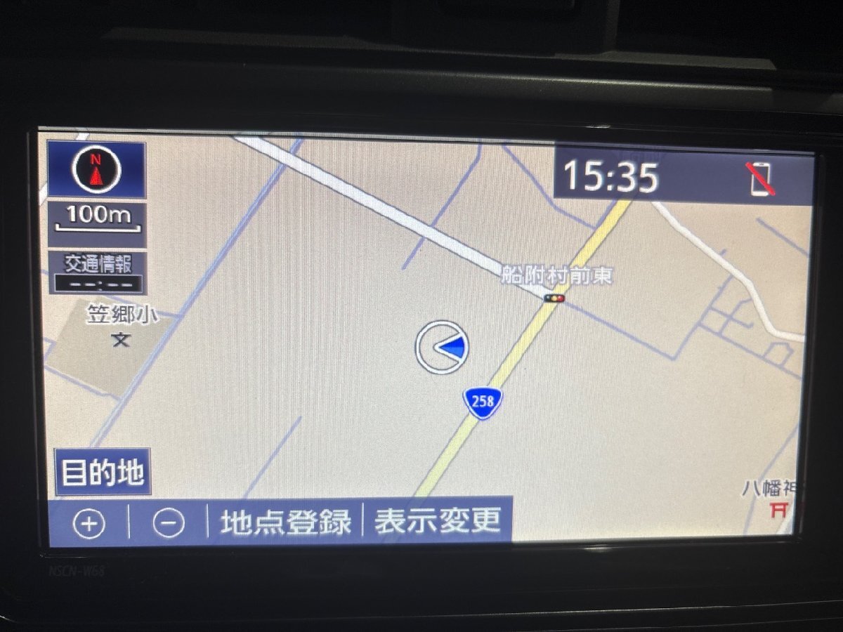 ⑧ トヨタ純正 ナビ NSCN-W68 08605-00B60 フルセグ 地図年式2021年 7インチ（A6-201 136265）_画像6