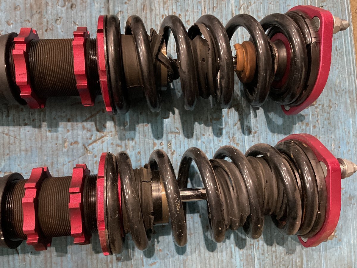 トヨタ マークX DBA-GRX130 車高調 メーカー不明 全長調整式 減衰固定　(A7-101 135864 ）　_画像9