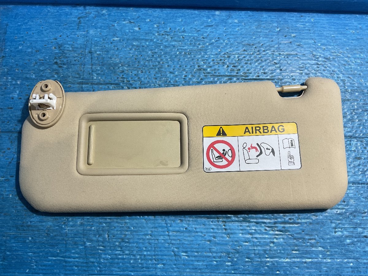 12 トヨタ アルファード 3BA-GGH35W 2020年9月 純正 サンバイザー トリム№LK01　(A5-201 134258 ）　_画像7