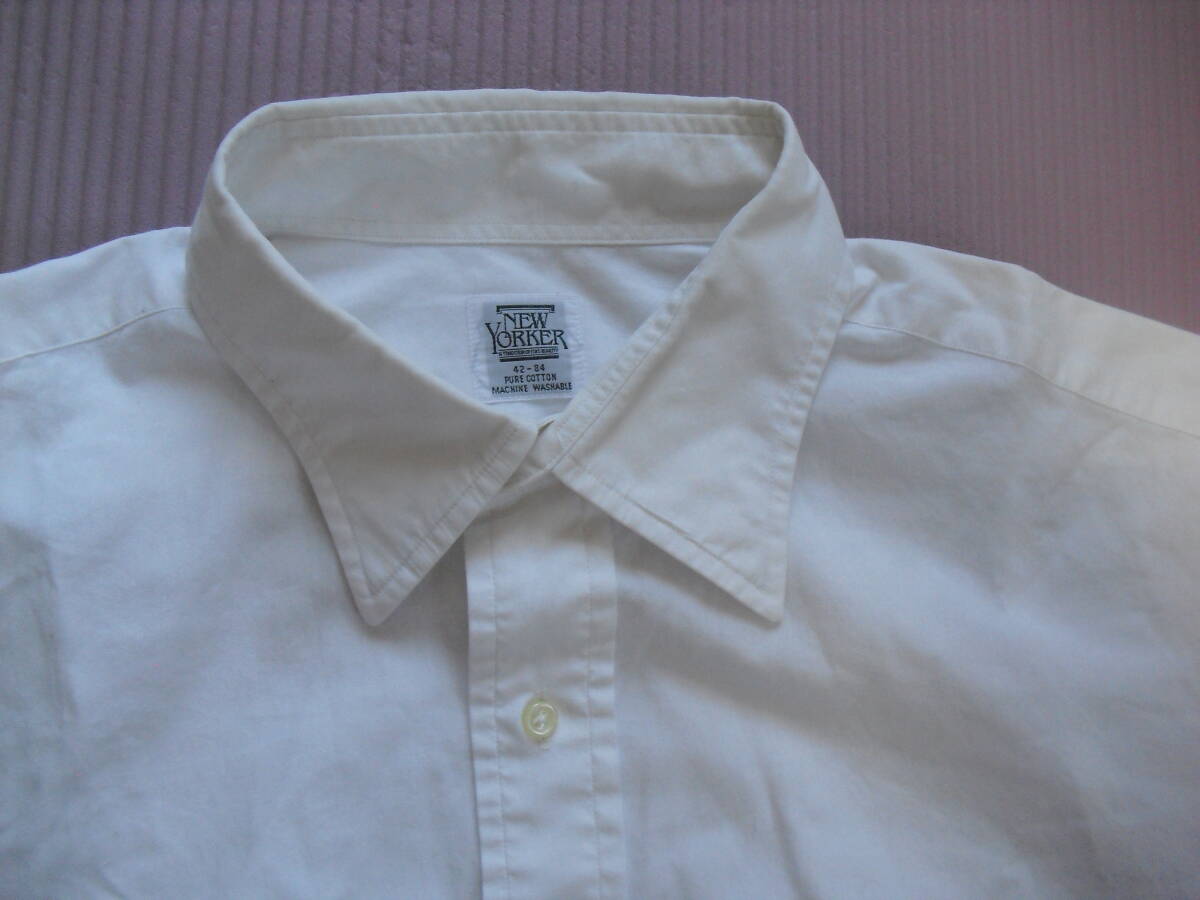 42-84　ニューヨーカーのレギュラーカラードレスシャツ！_画像2