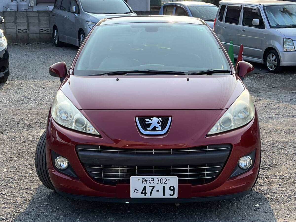 プジョー*207*シエロ*5万km台!*ガラスルーフ*キーレス*ナビ*BTオーディオ*DTV*DVD*CD*ETC*スペアキー*純正AW*110728_画像4