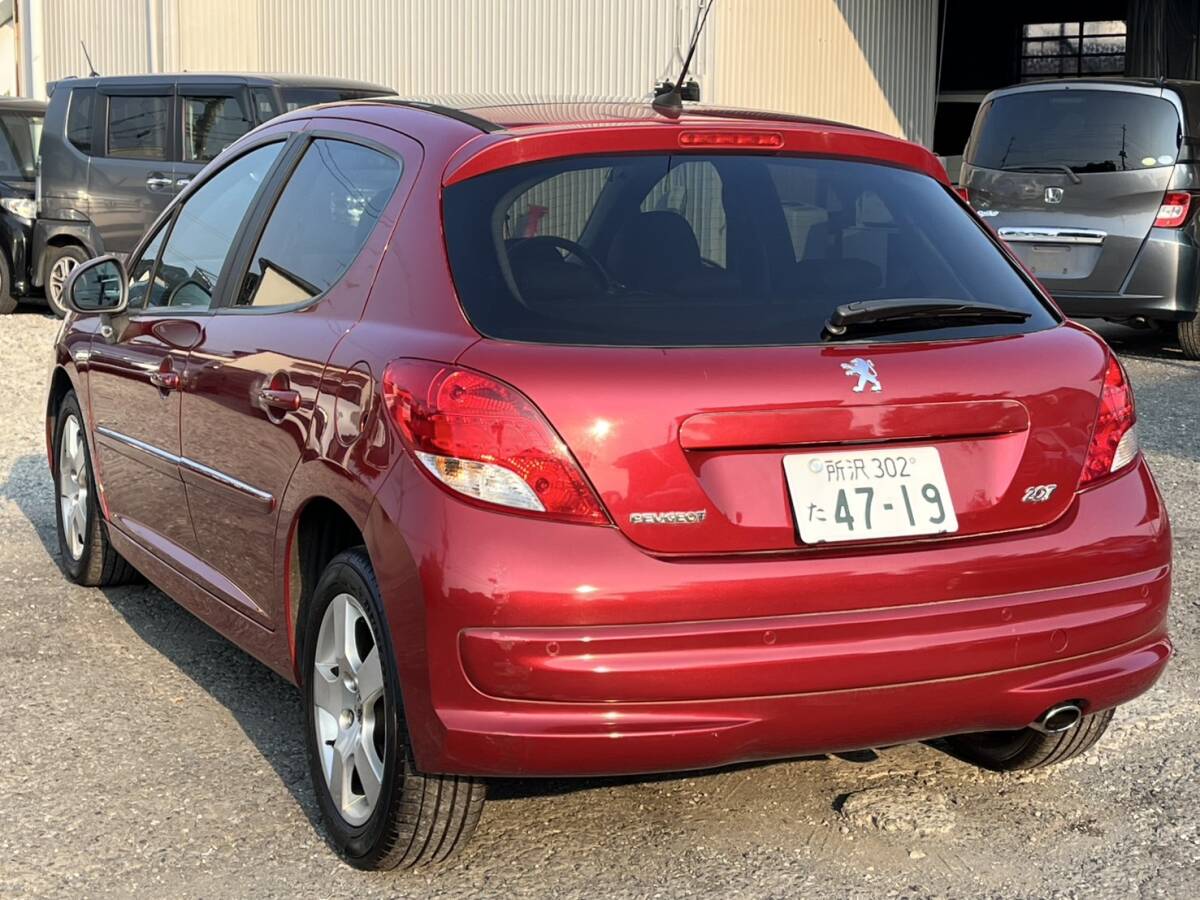 プジョー*207*シエロ*5万km台!*ガラスルーフ*キーレス*ナビ*BTオーディオ*DTV*DVD*CD*ETC*スペアキー*純正AW*110728_画像9