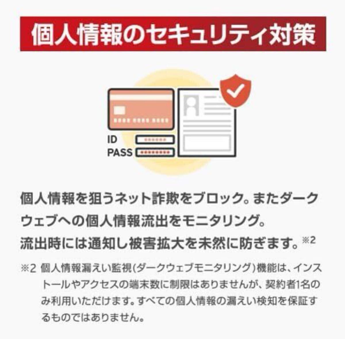 ウイルスバスタートータルセキュリティ スタンダード 3年6台版 オンラインコード版_画像3